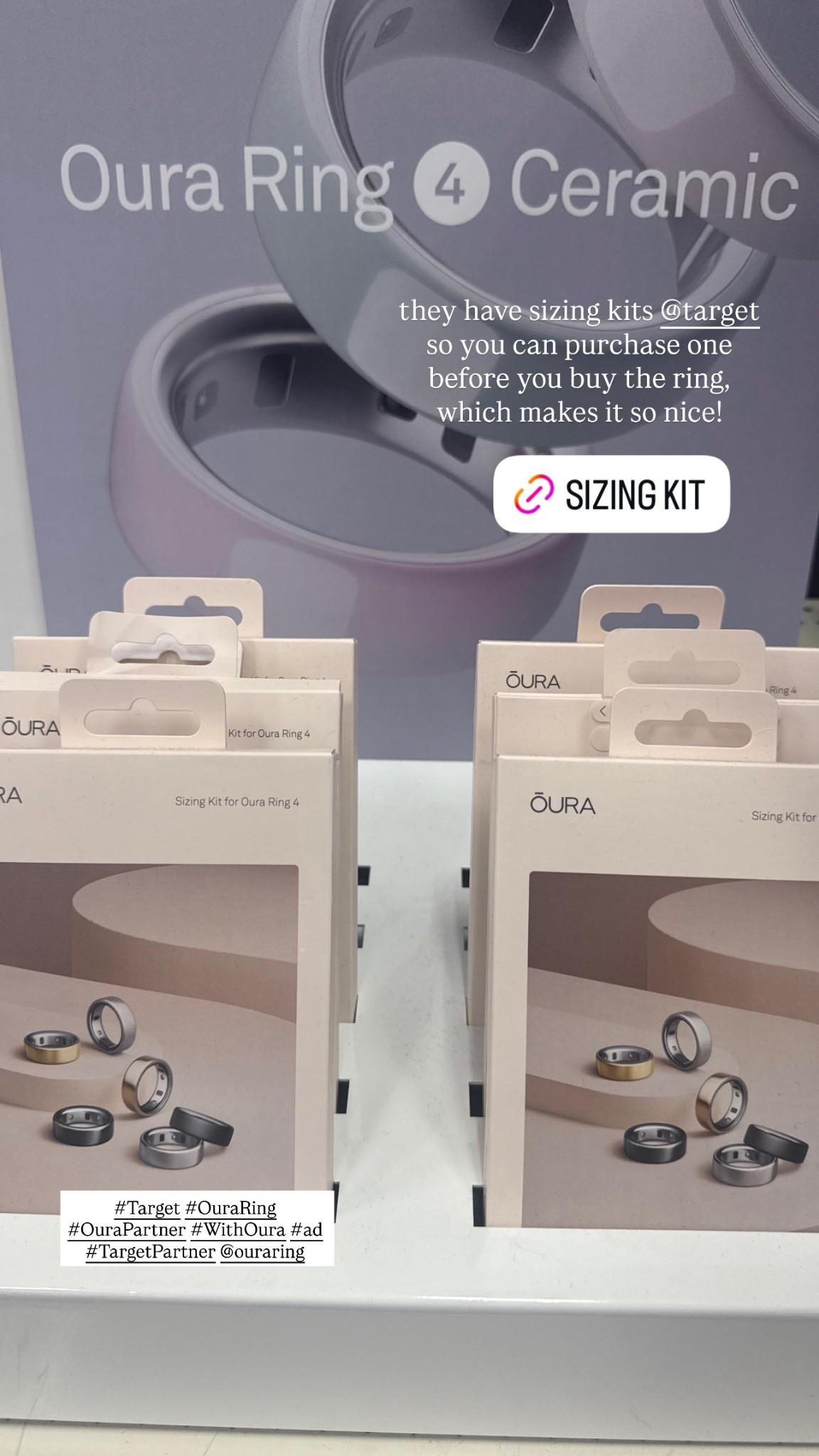 #ad the sizing kits are amazing! @target @ouraring @shop.ltk #TargetPartner #Target #OuraPartner #ouraring #WithOura
