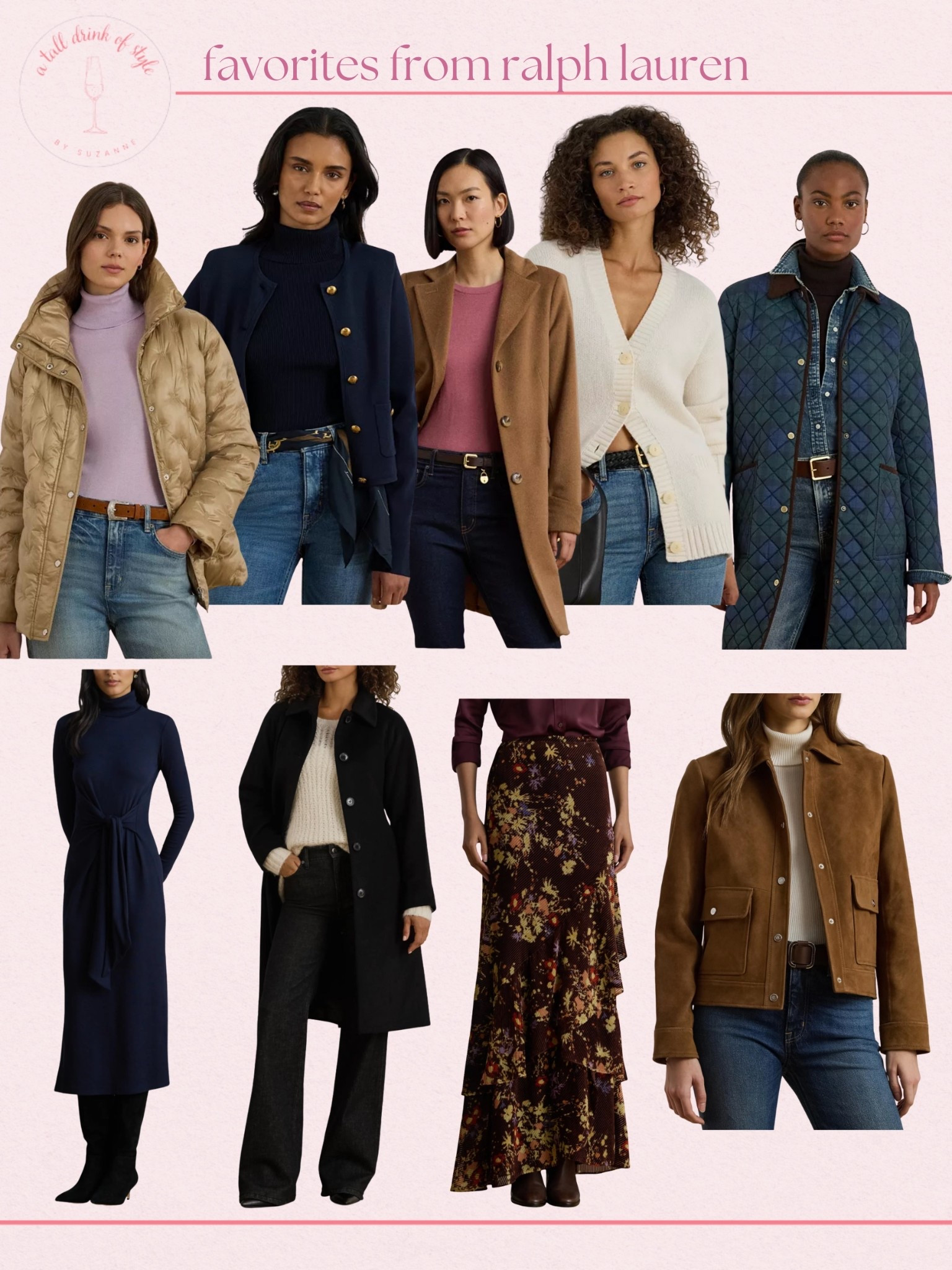 Favorites from Ralph Lauren! 

A favorite brand for me and I have added some of my favorite winter staple pieces! 

Hi friend! 👋 Thanks for your support! I’m so glad you’re here!
If you're tall, over 40, or just tired of fashion that doesn’t fit your life, you’re in the right place. I share classic, elevated outfit formulas that actually work on tall women (I’m 6’1” for reference!) and help you feel confident getting dressed again.
I am your resource for timeless, elevated fashion for women over 40 (and tall women)
Age: 55
Height: 6’1”
Tops: S/M
Bottoms: 8/10
Dresses: 8/M
Over 50 fashion, tall fashion, workwear, everyday outfits, timeless outfits, Classic Outfits

#LTKootd #LTKOver40 #LTKSeasonal