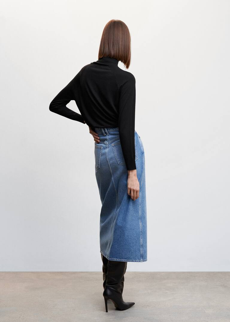 Fine knit turtleneck sweater -  Women | Mango United Kingdom | MANGO (UK)