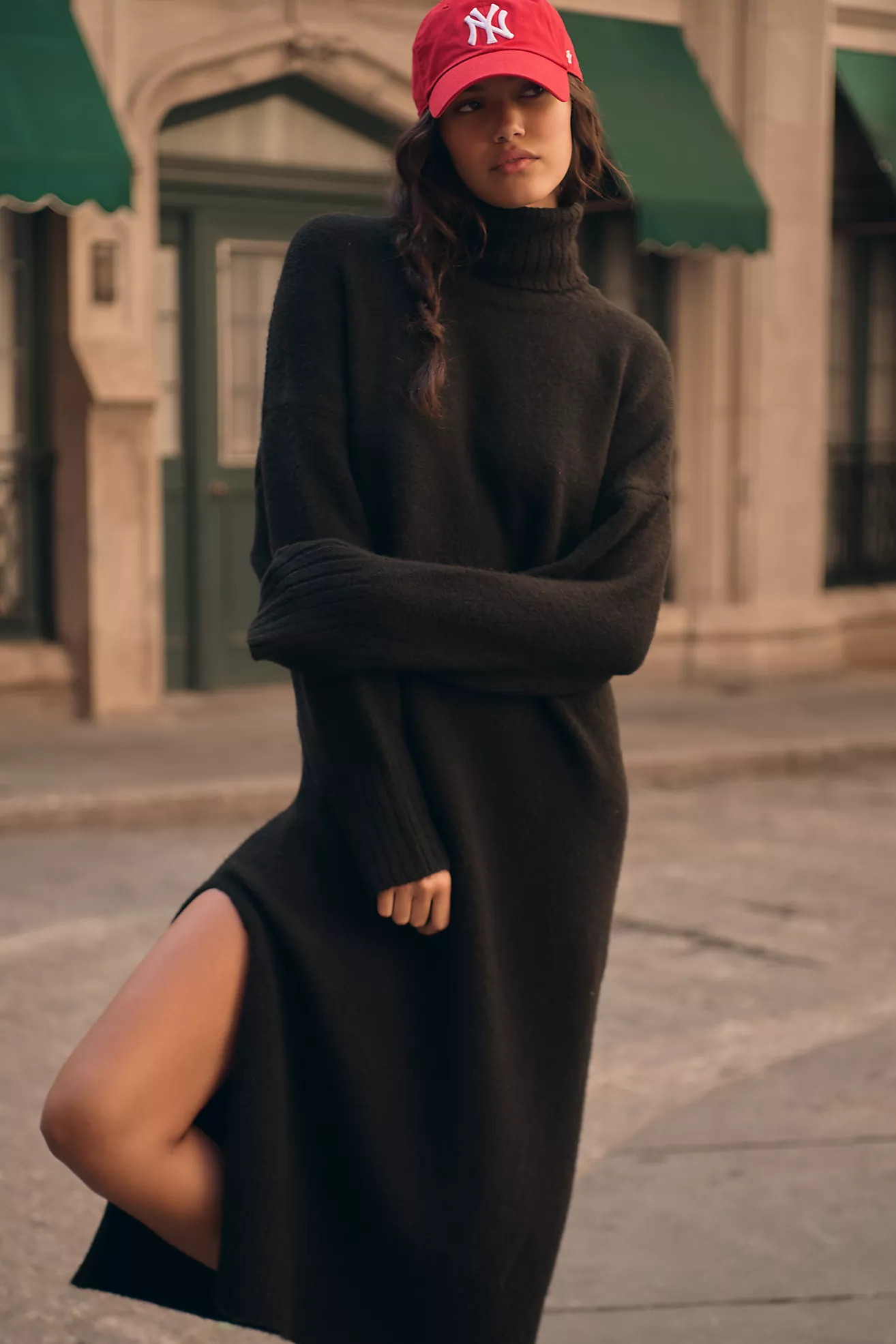 Daily Practice by Anthropologie Karigan Sweater Midi Dress: Turtleneck Edition | Anthropologie (US)