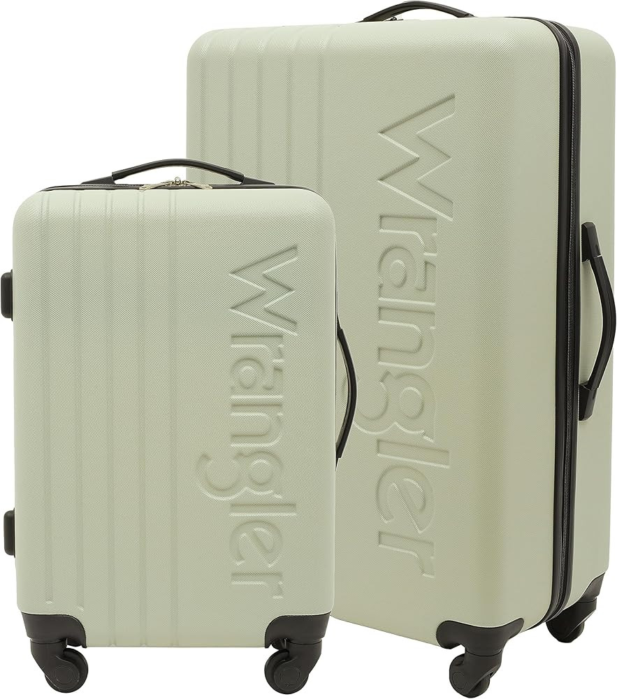 Wrangler Quest Luggage Set, Pelican, 2 Piece (30"/22") | Amazon (US)