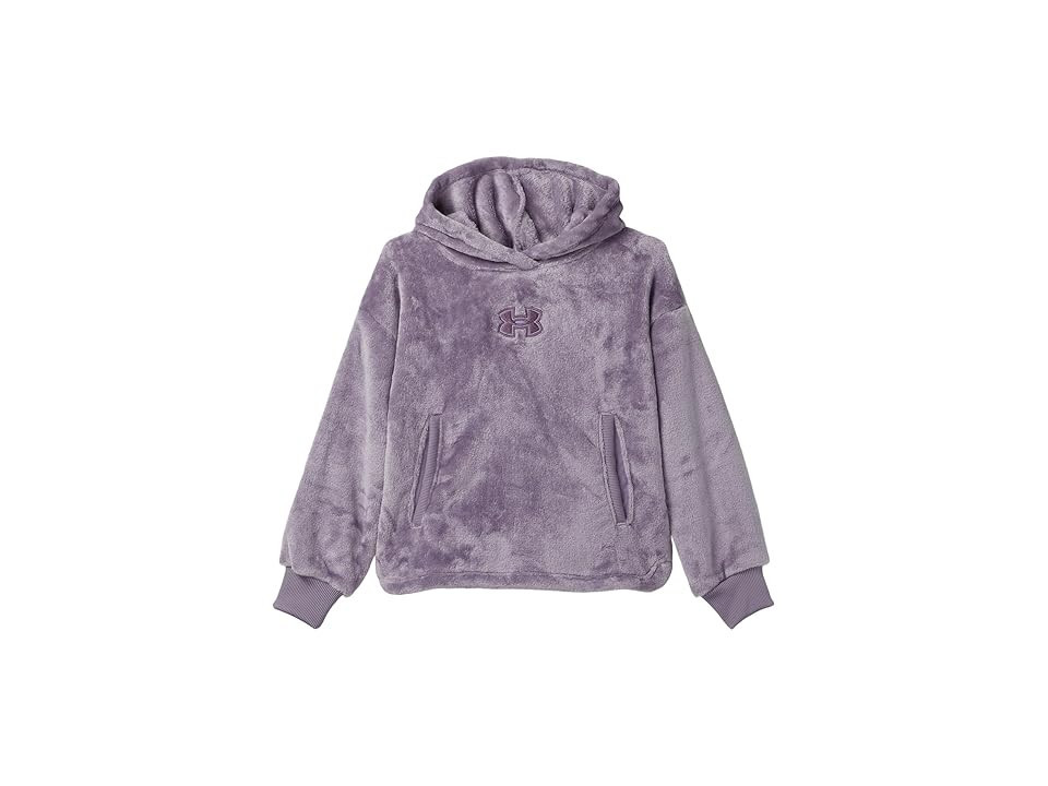 Under Armour Kids Outdoor Cozy Hoodie (Big Kid) Girl's T Shirt Violet Gray : LG (14-16 Big Kid), Polyester | Zappos