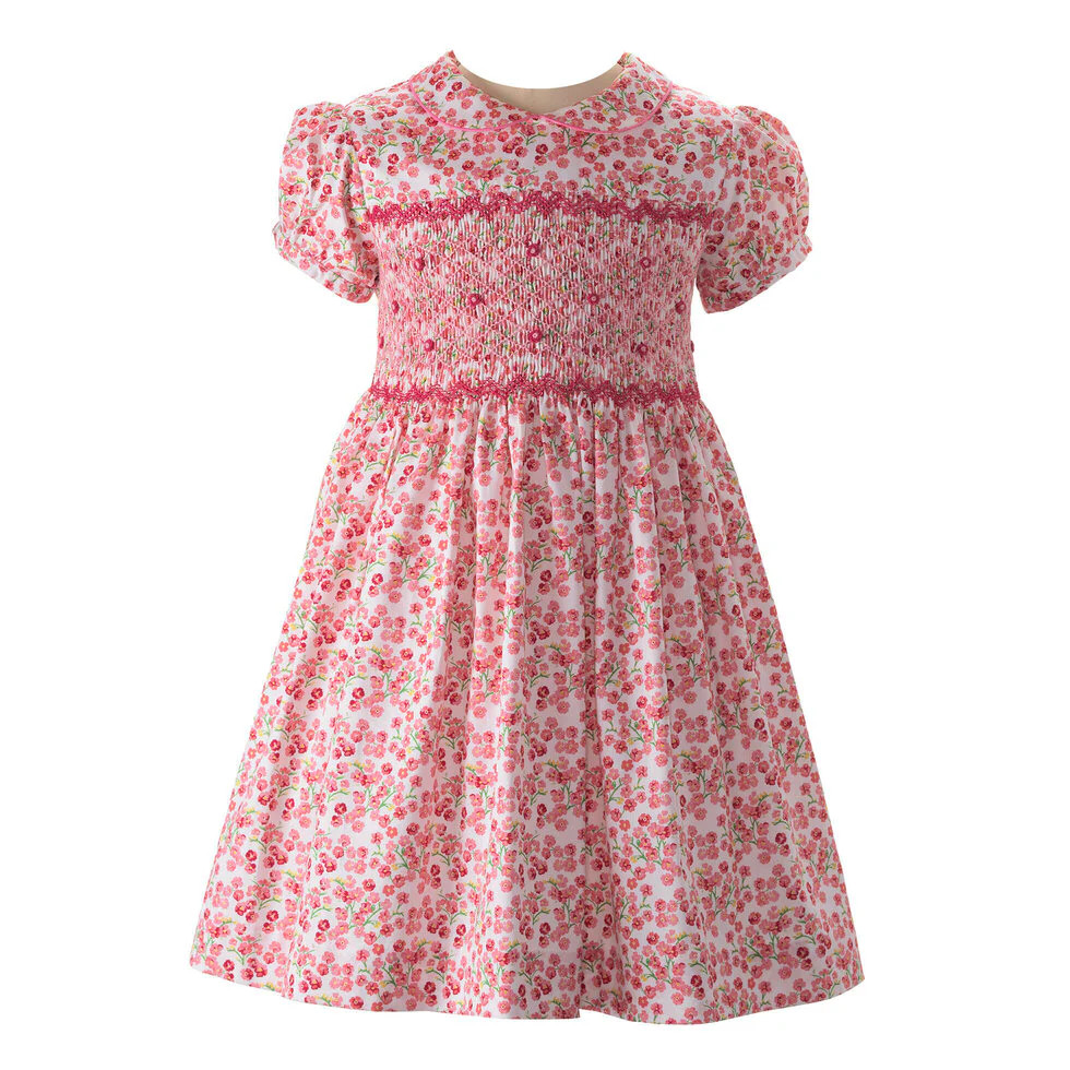 Forget Me Not Smocked Dress | Rachel Riley