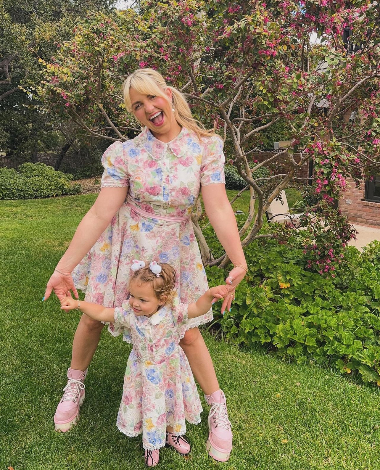 ivycityco girlies 4 ever! love these matching dresses we got to wear for Easter!!🐰🌸🩷💛💐🩵 #ivycity #easter #easteroutfits #familyfits #mommyandme #spring #springfashion
#fashion #outfits #bunny #floraldress #motherdaughter #matchingfamilyfits 

#LTKstyletip #LTKSeasonal #LTKfamily