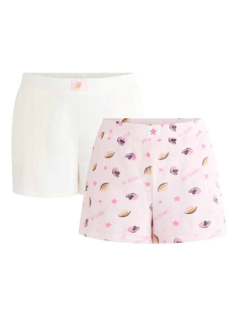 Halloween Women's Sleep Shorts from Way To Celebrate, 2-Pack, Sizes XS-3X - Walmart.com | Walmart (US)