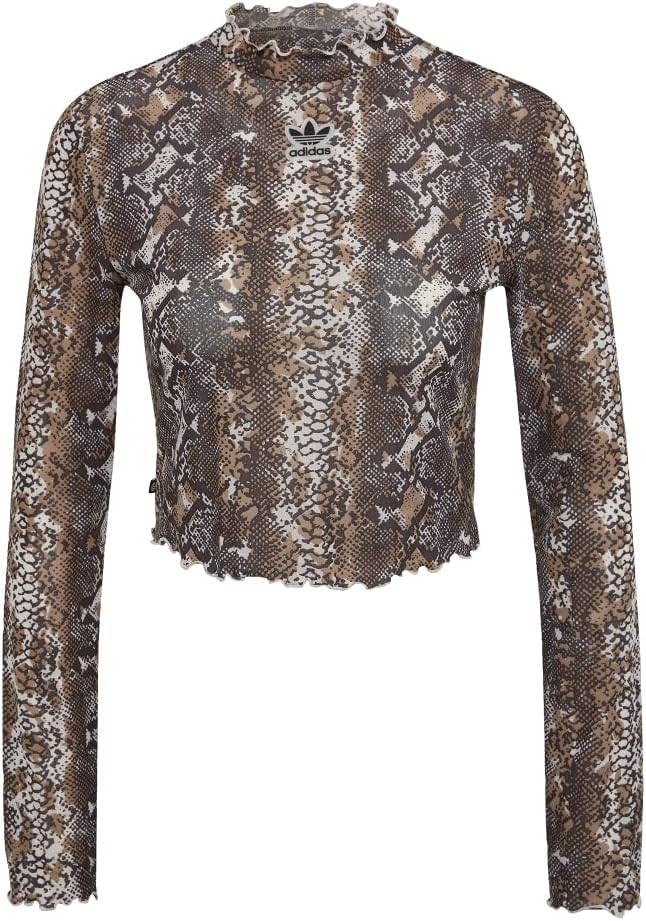 adidas Originals Women's Snakeprint Mesh Top | Amazon (US)