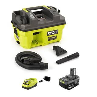 RYOBI ONE+ 18V LINK Cordless 3 Gal. Wet/Dry Vacuum Kit with 4.0 Ah Battery and 18V Charger PCL734... | The Home Depot