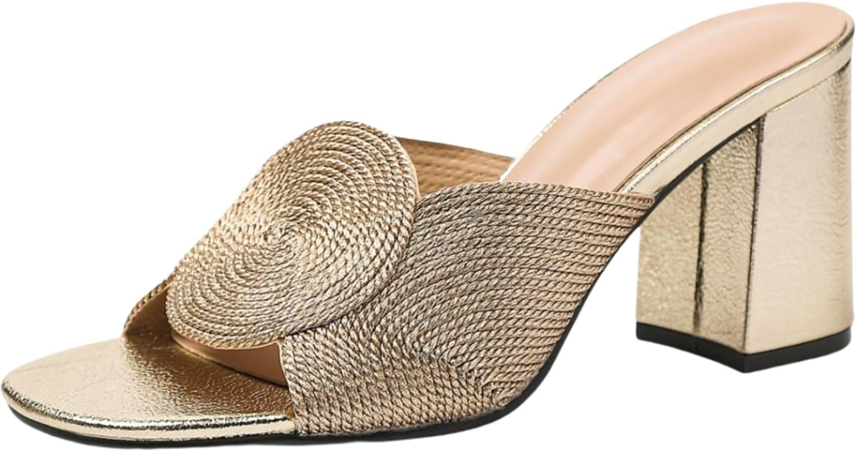 Summer fashion comfortable high-heeled shoes - - Elegant ladies' sandals | Amazon (US)