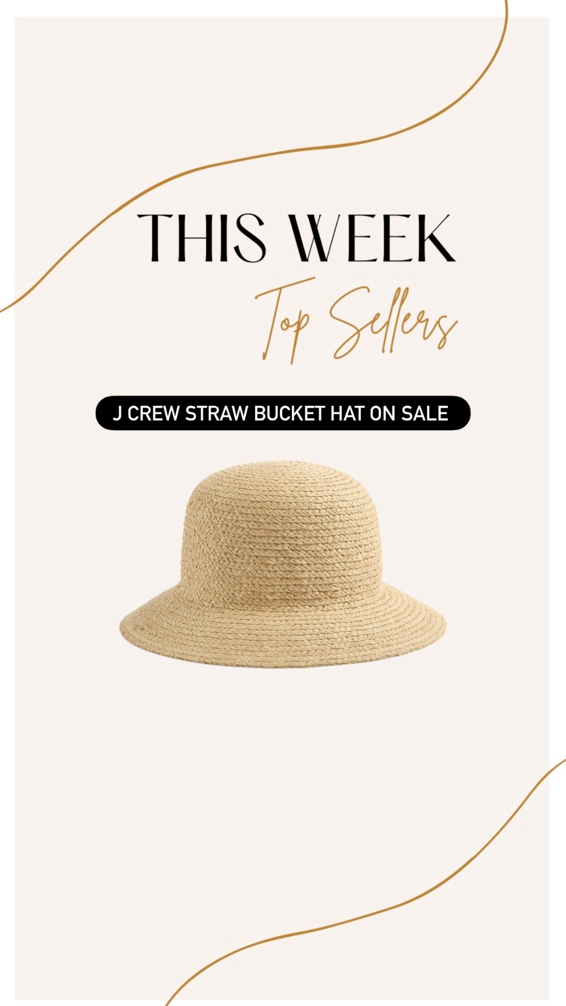 J Crew bucket hat 50% off !!  Obsessed with this and you guys have been loving too 