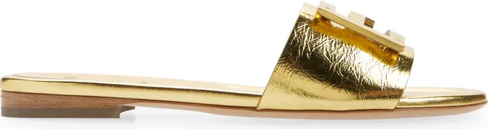 Baguette Metallic Slide Sandal | Nordstrom