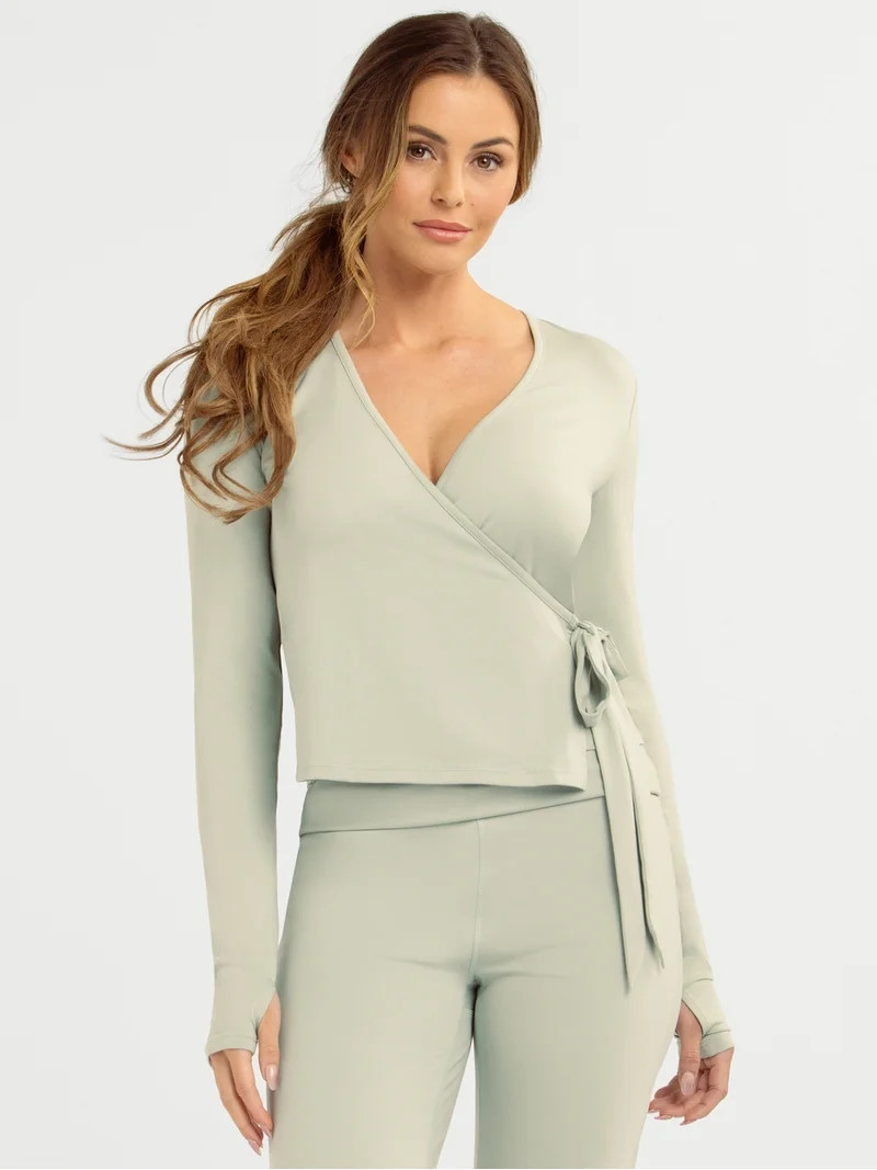Jessica Simpson Women\u2019s Long Sleeve Ballet Top, Sizes XS-XXXL | Walmart (US)