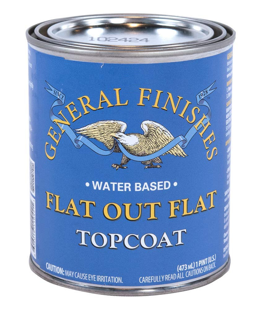 General Finishes Flat Out Flat Topcoat, Pint | Amazon (US)