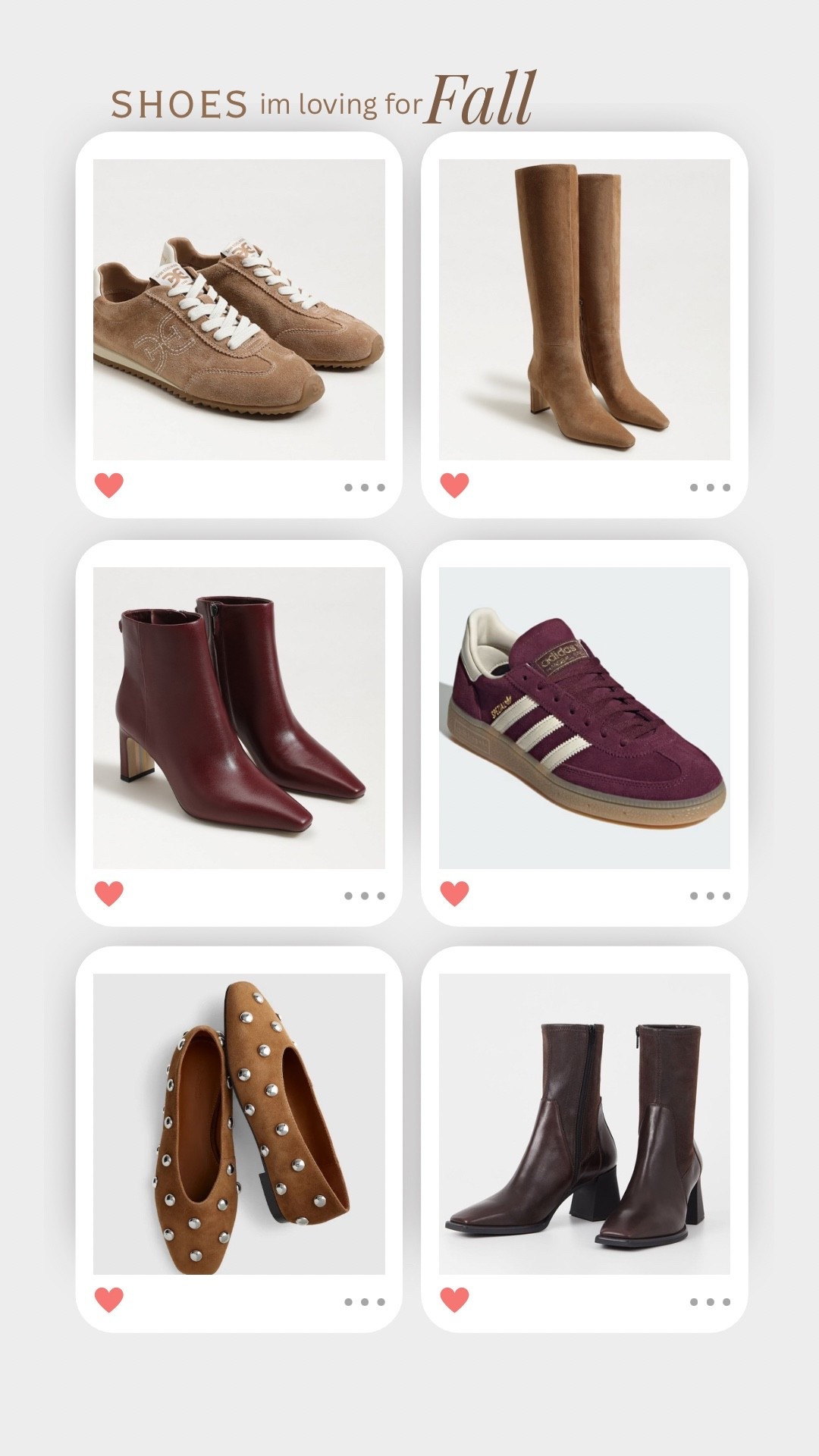 Shoes I’m loving for fall 🤎

Booties, sneakers, loafers, flats, mules, H&M, dress, cardigan, belt, hat, jacket, boots, flats, baseball hat, fall style, Abercrombie and fitch, banana republic, revolve, Astr the label, Amazon, coach, Sam Edelman, knee high boots, red boots, waistcoat, leather pants, knit dress, scarf, Steve Madden, flats, boots, Sam Edelman, Abercrombie and fitch, revolve, belt, princess polly, purse, trench coat, cardigan, blazer, sale, booties, coat, jacket, long coat, sweater, bow clip, boots, bag, hoops, blazer, jacket, pants, jeans, boots, booties, turtleneck, loafers, bag, purse, casual, workwear, style, fashion, new arrivals, fall style, college, back to school, errands outfit, coffee date outfit, shopping outfit, travel outfit, trendy outfit, cargo pants, sneakers, teacher, fall style, fall fashion, office outfit, fall fashion, teacher outfit, back to school, college, professional, business looks, winter, spring outfit, workwear, fashion, style, Summer, new arrivals, spring, summer, style, fashion, outfit inspo, workwear, express, trousers, Prada, Dillards, blazer, ring, Marc jacobs, bag, tote, earrings, hoops, Gianni Bini, bodysuit, bag, sunglasses, skirt, pants, trousers, heels, pumps, earrings, Marc fisher, heels, pumps, office outfit, under 200, under 100, under 75, under 50, under 25, blazer, church, white blazer, white pumps, blue bag, brunch, jeans, denim, pants, trousers, heels, pumps, bag, purse, earrings, accessories, jewelry, trendy, style, best seller, blue blazer, white pants, flats, sandals, shoes, shoulder bag, tote bag, spring break, j.crew, mango, dress, knit dress, sweater dress, boots, sweater dress, old navy, target, Anthropologie, teacher, office, best seller, must have, sweet Caroline collection

#LTKworkwear #LTKfindsunder50 

#LTKShoeCrush #LTKSeasonal #LTKFindsUnder100