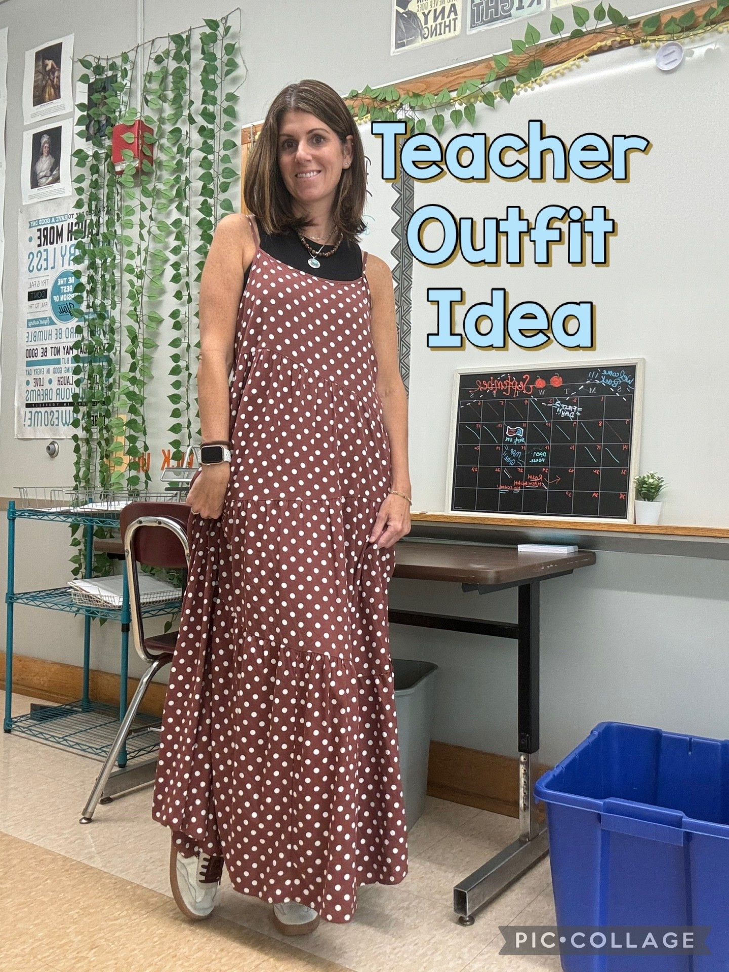 Summer to Fall to Winter dress #polkadotdress #amazonfinds #teacherdress 

#LTKOver40 #LTKSeasonal #LTKStyleTip