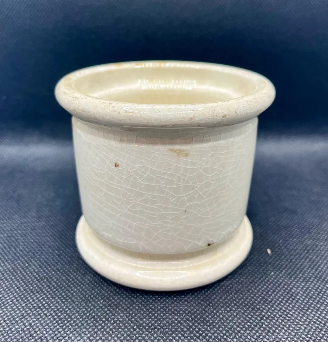 Antique Homer Laughlin Hotel Ware Miniature White 3” Ironstone Crock 1919 Ohio - Etsy | Etsy (US)