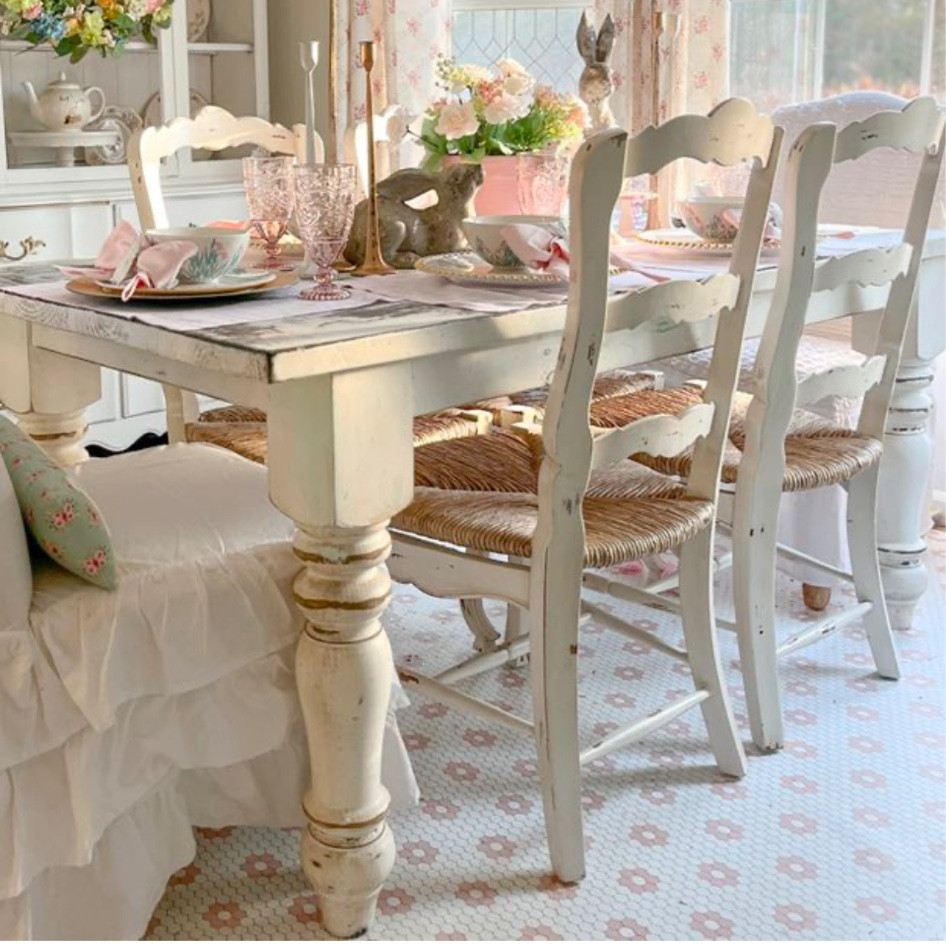 Spring/Easter Table
🤍

I am obsessed with this country/shabby chic Easter table scape going on! 

#LTKParties #LTKHome #LTKMostLoved