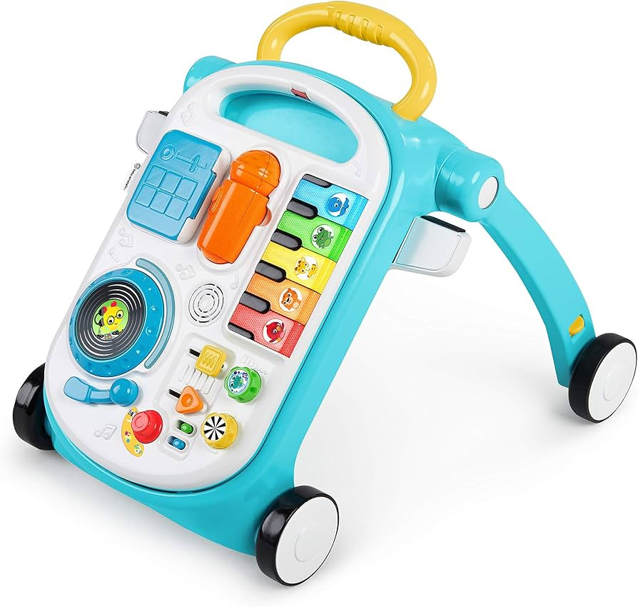 Baby Einstein Musical Mix ‘N Roll 4-in-1 Push Walker, Activity Center, Toddler Table & Floor To... | Amazon (US)