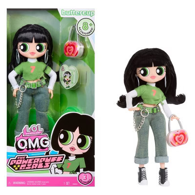 L.O.L. Surprise! OMG The Powerpuff Girls Doll - Buttercup: Articulated Fashion Figure, Includes Accessories | Target