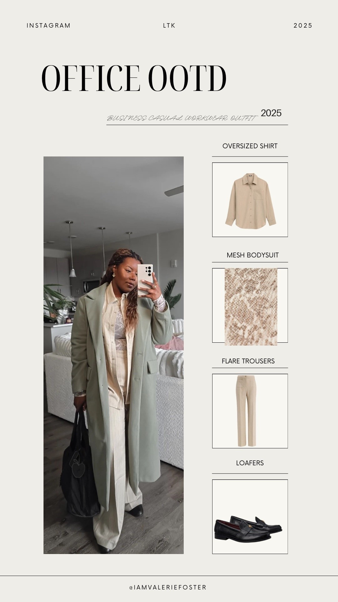 Office OOTD 🤍
Layering neutrals to ease into the week.
Oversized shirt + mesh bodysuit combo.

#LTKWorkwear #LTKootd #LTKPlusSize