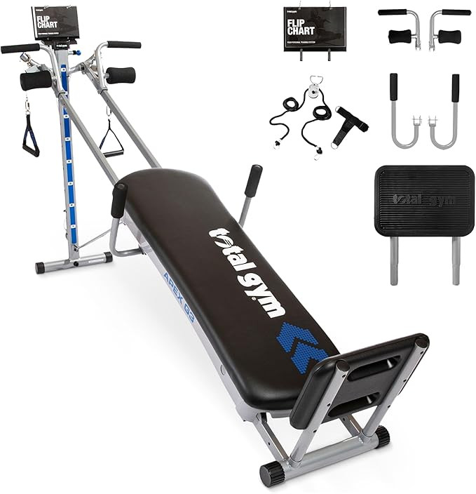 Total Gym APEX Versatile Indoor Home Gym Workout Total Body Strength Training Fitness Equipment | Amazon (US)