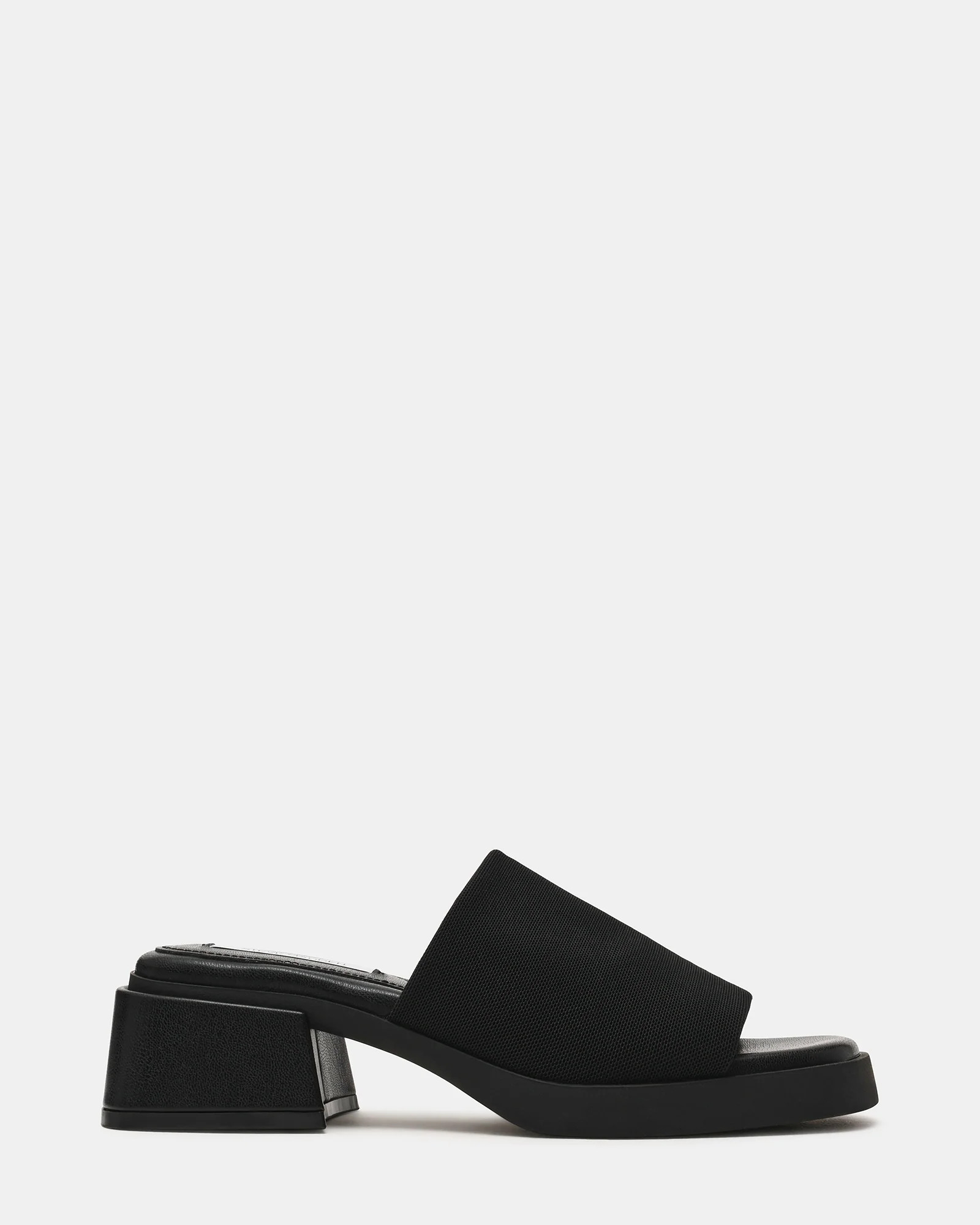Steve Madden Women's Lucee Block Heel Sandals - Black - Size 10 - Synthetic | Steve Madden (US)