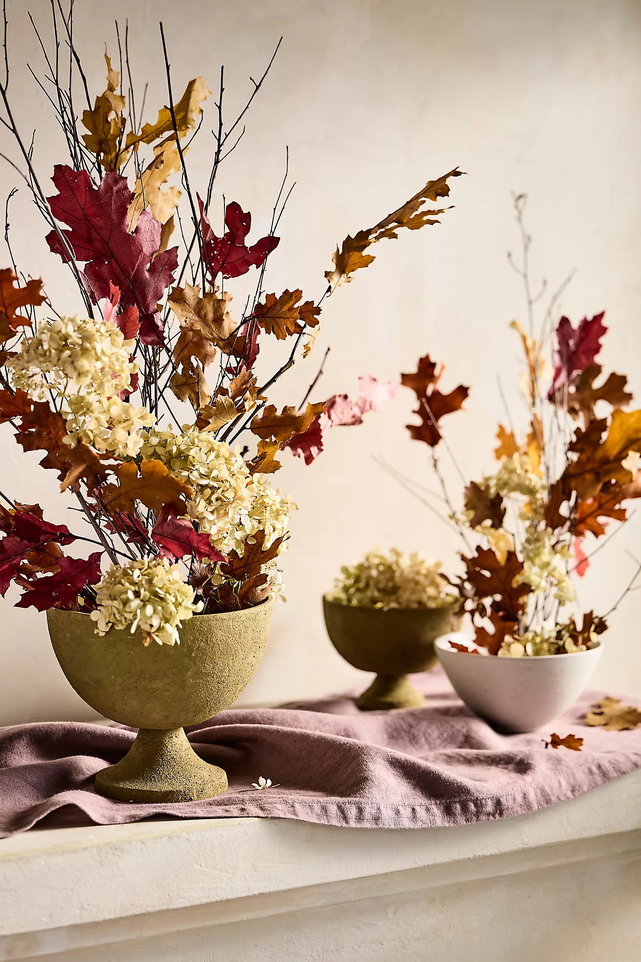 Preserved Colorful Oak Leaf Bunch | Anthropologie (US)
