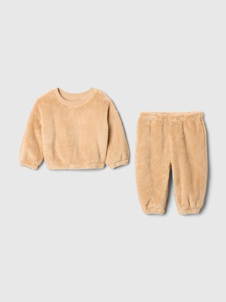 Baby Sherpa Two-Piece Outfit Set | Gap Factory