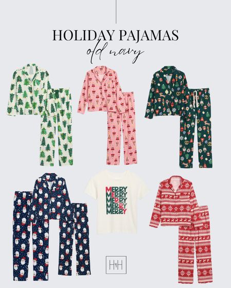 Holiday Pajamas for the family at Old Navy, Christmas Pajamas. #oldnavy

#LTKfamily #LTKSeasonal #LTKHoliday
