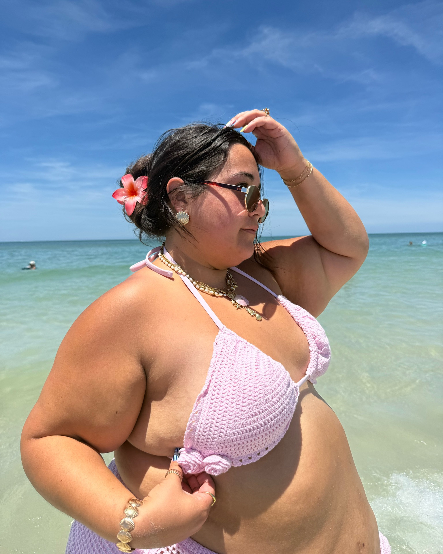 The crochet bikini top of my dreams 😍💖☀️🌊👙

#LTKSaleAlert #LTKSwim #LTKootd