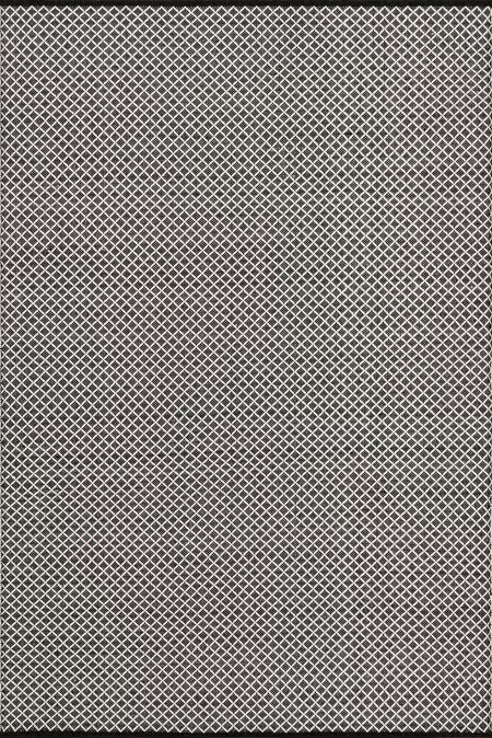 Black Trellis Handwoven Indoor/Outdoor Area Rug | Rugs USA