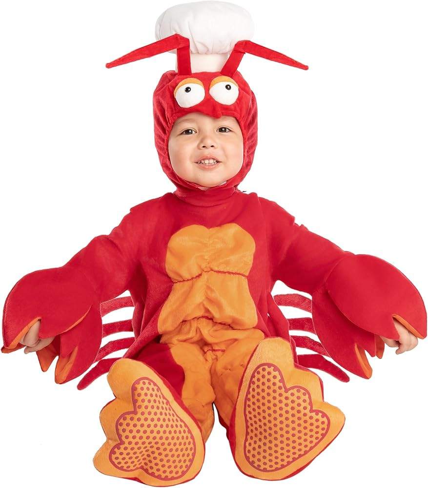 Spooktacular Creations Baby Lobster Costume, Crab Costume Toddler with Chef Hat for Halloween Dre... | Amazon (US)