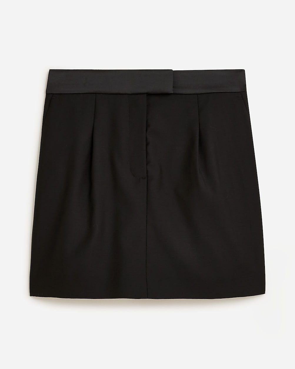 Collection tuxedo mini skirt in wool | J.Crew US