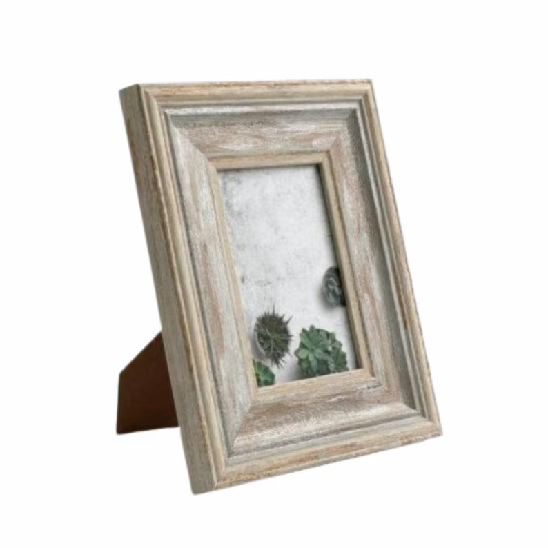 Washed Wooden Effect Photo Frame Photo Gifts Photo Frame - Etsy UK | Etsy (UK)