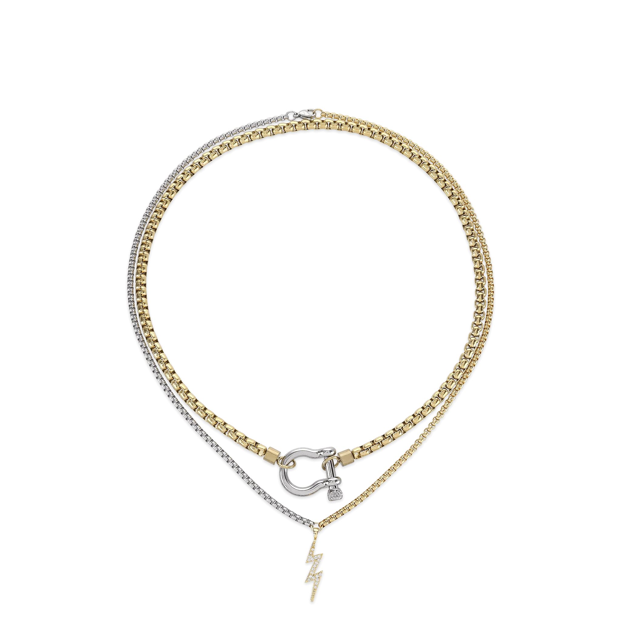 HERRADURA THUNDER LAYERED NECKLACE | Artizan Joyeria