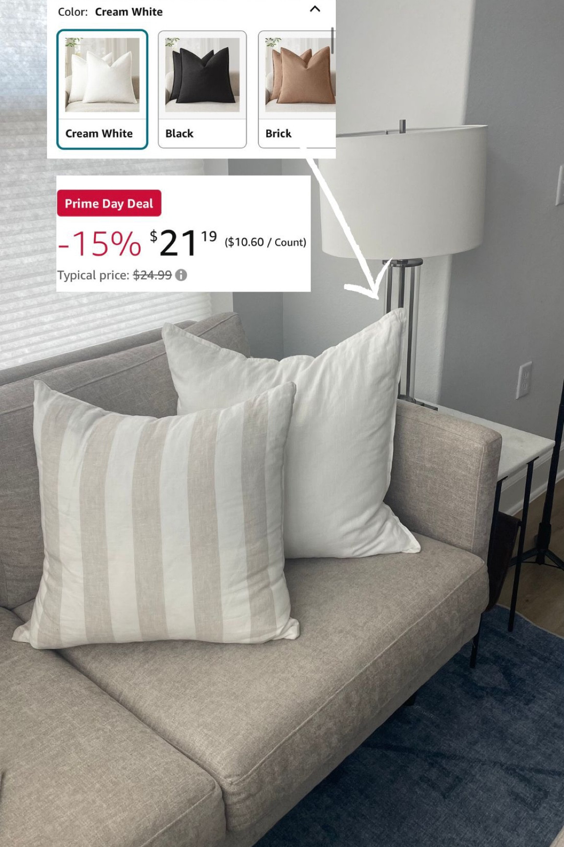 Amazon prime day deal on my favorite linen like pillow covers! #amazonprimeday2024

#LTKhome #LTKfindsunder50 #LTKsalealert