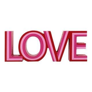 8" Pink & Red Love Tabletop Sign by Celebrate It™ | Michaels | Michaels Stores