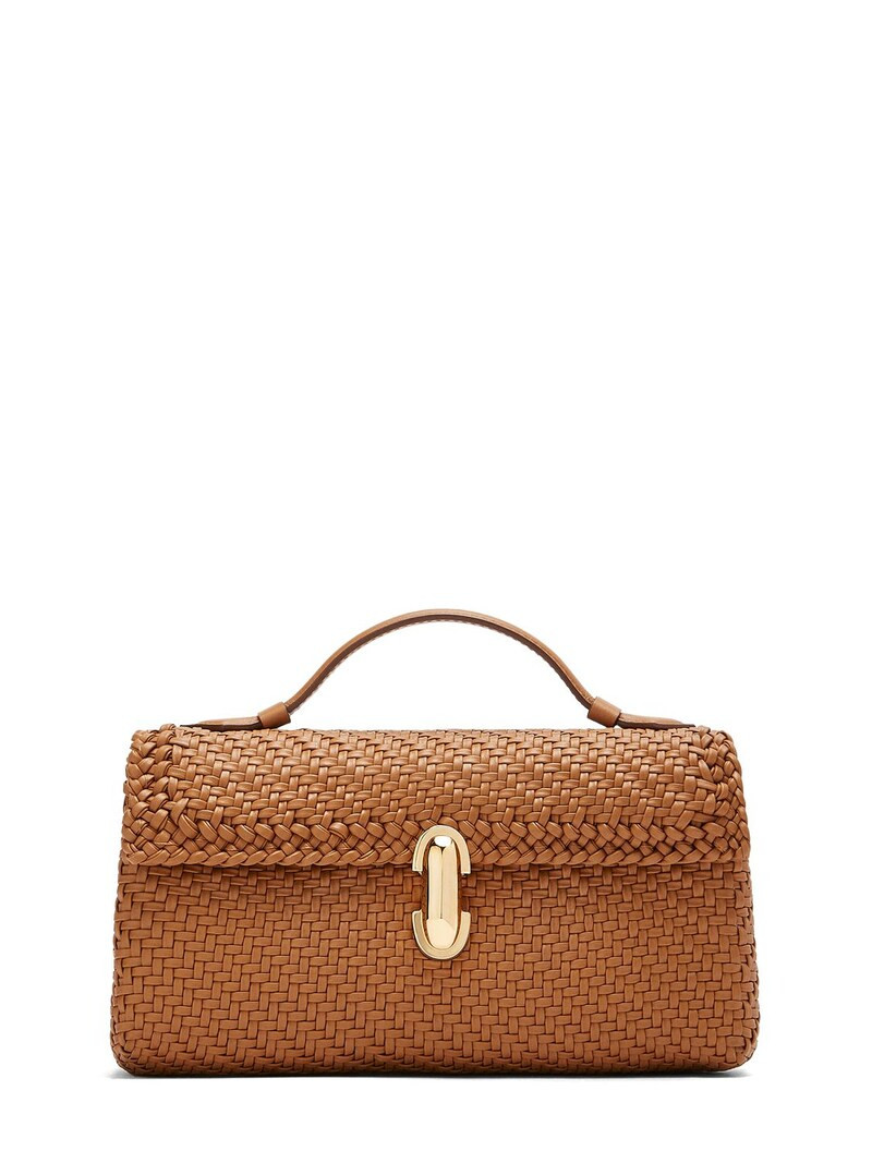 The symmetry woven leather bag - Savette - Women | Luisaviaroma | Luisaviaroma