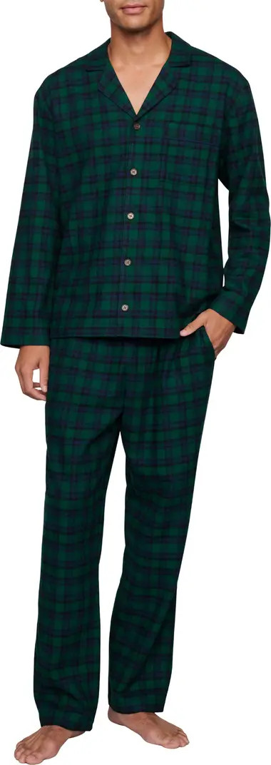 Plaid Cotton Flannel Pajamas | Nordstrom
