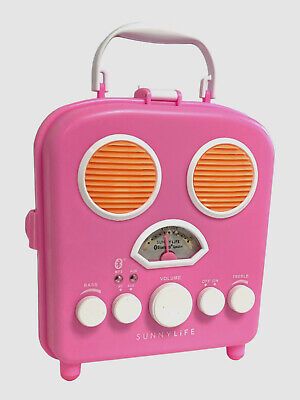 $65 Sunnylife Pink Medium Beach Sounds Bluetooth Travel Speaker  | eBay | eBay US
