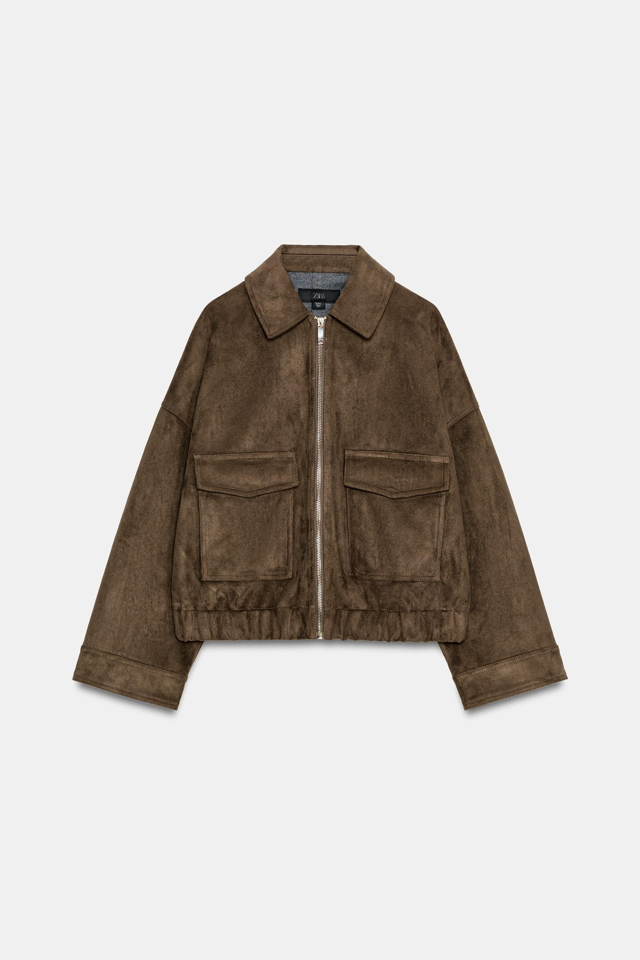 FAUX SUEDE JACKET | Zara UK