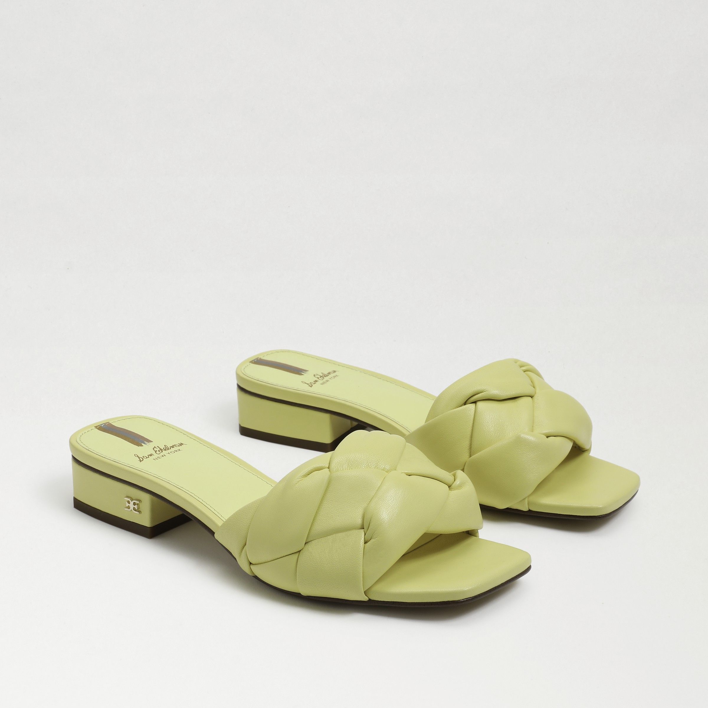 Sam Edelman Dawson Slide Sandal Butter Yellow Leather | Sam Edelman