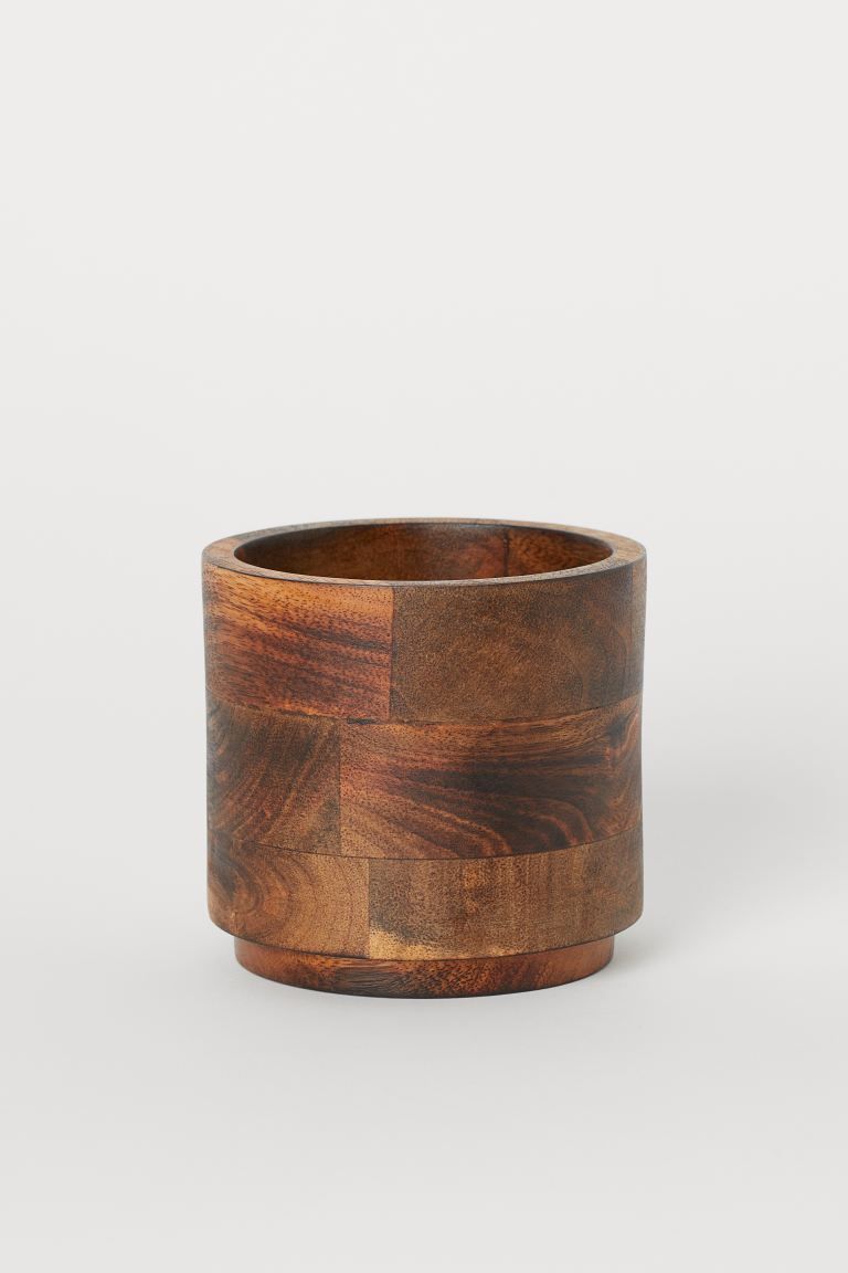 Small Wooden Plant Pot | H&M (US)