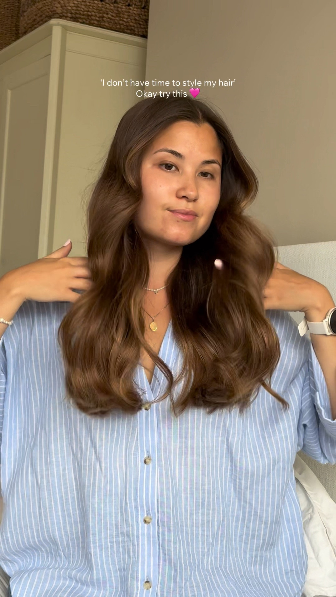 Flawless overnight curls 🌟 soft, natural waves, no heat needed 

1. Dry your hair to about 90%, making sure the roots are fully dry 
2. Brush gently and apply hair oil to the ends for smoothness 
3. Wrap hair snugly around the band, then let it relax to a more natural tension
4. Leave at least 2 inches out at the bottom for an effortless finish 
5. Cover your roots with a silk bonnet to reduce frizz overnight 
6. Leave for at least 8 hours, enjoy effortless curls in the morning 💫

All products used are tagged 💕

#LTKbeauty #LTKdatenight #LTKuk