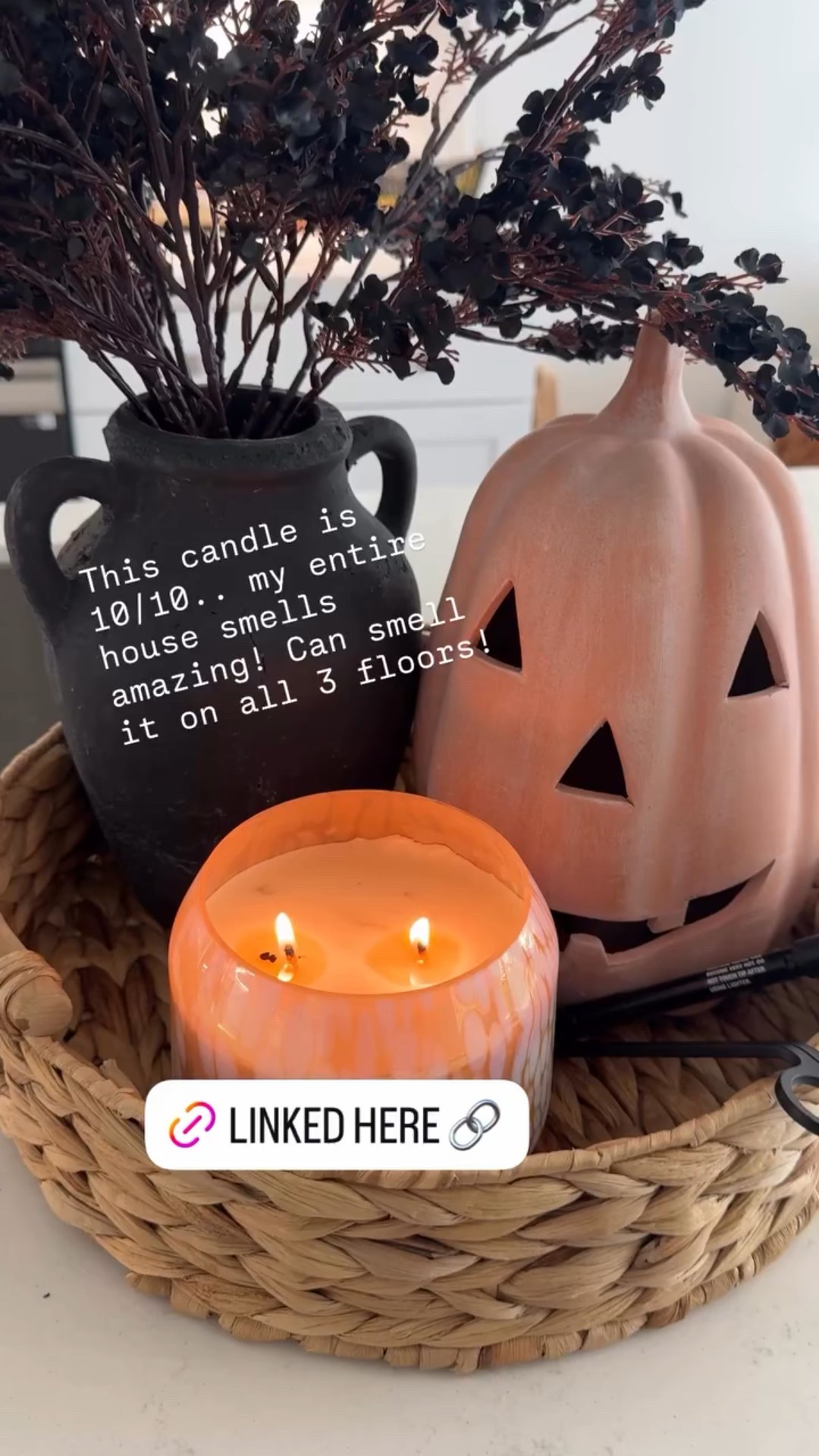 This candle is 10/10.. my entire house smells amazing! Can smell it on all 3 floors!