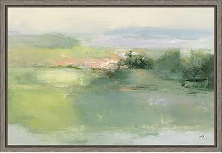 Amanti Art Framed Canvas Wall Art Print (23x16) Gentle World by Julia Purinton Float Framed Canva... | Amazon (US)