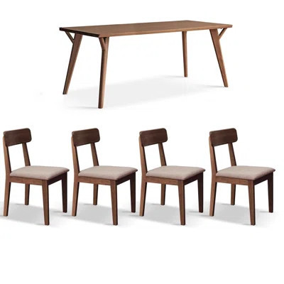 Solid wood modern simple dining table sets. | Wayfair North America