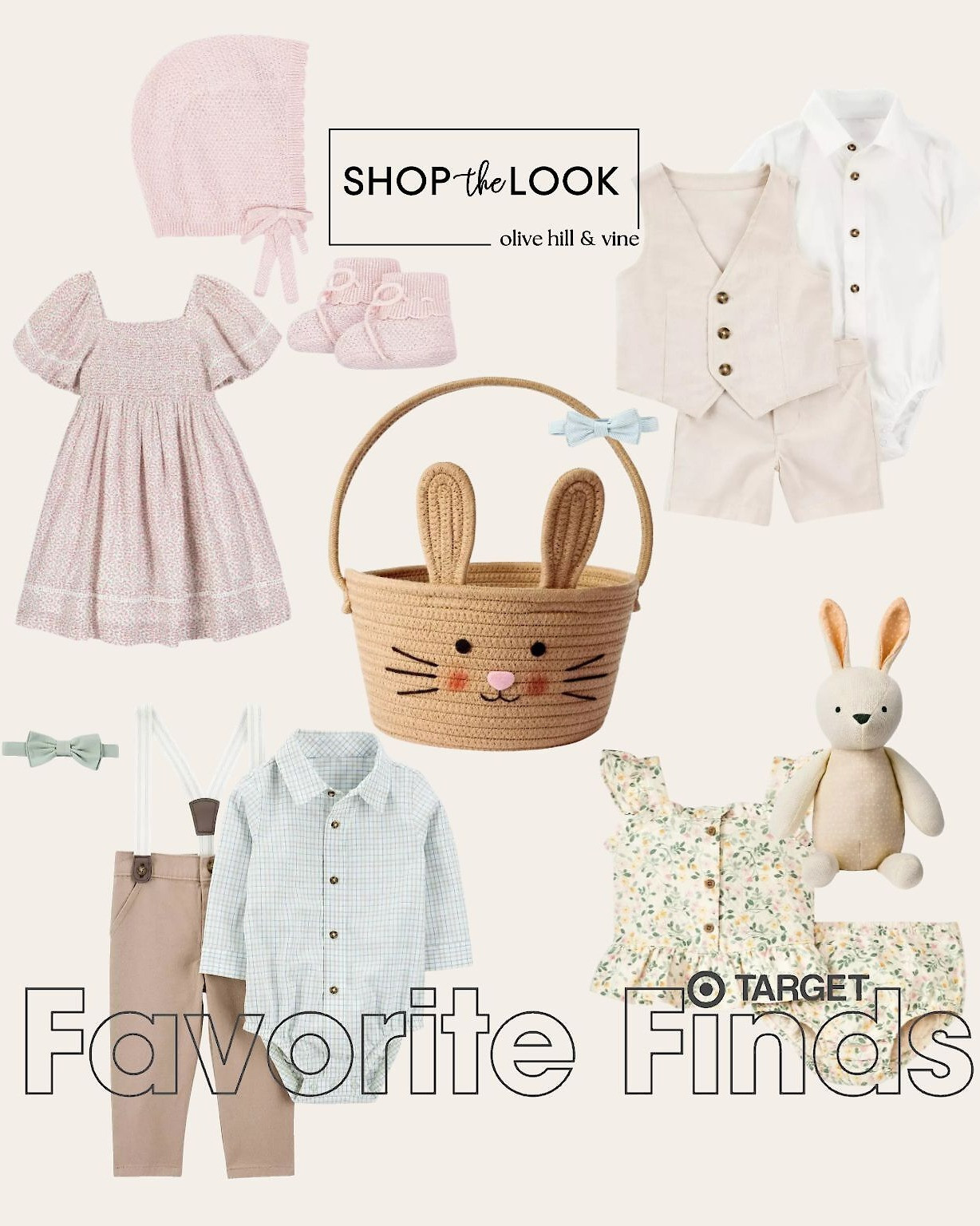 Easter is coming fast, and we’ve found the sweetest pieces for the little ones! A plush bunny pairs perfectly with the rope bunny basket. That floral peplum set? Adorable. The smocked dress with a sweater bonnet—perfection. And for him, the plaid suspender or tan vest set is a must!  

 

#LTKSeasonal #LTKBaby #LTKKids