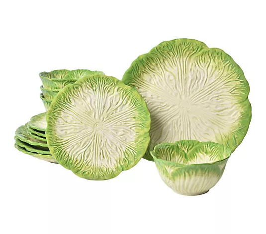 Make Your Selection: Temp-tations Special Edition 12-Piece Sculptural Dinnerware Set | QVC