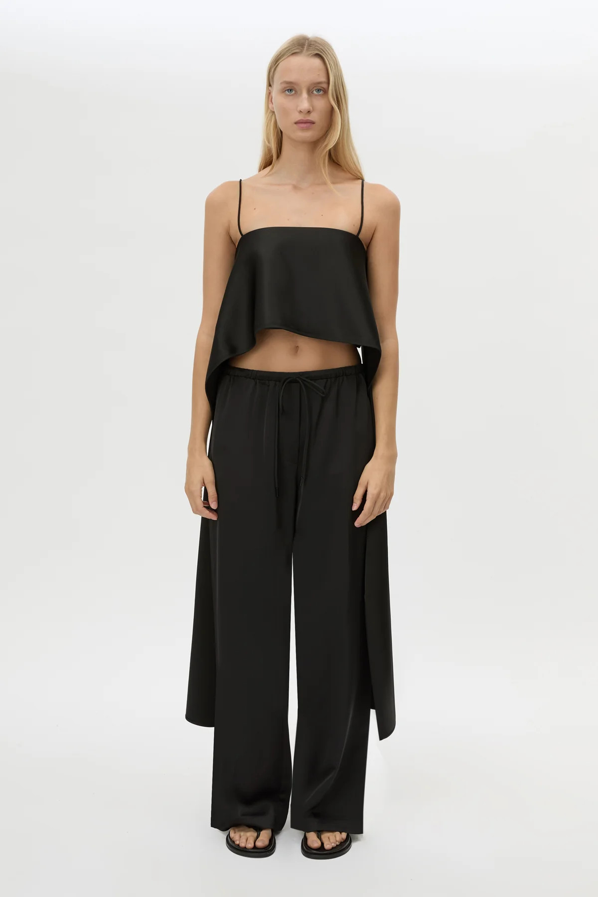 Tamar Drape Cami in Black - CAMILLA AND MARC® C&M | CAMILLA AND MARC (ANZ)