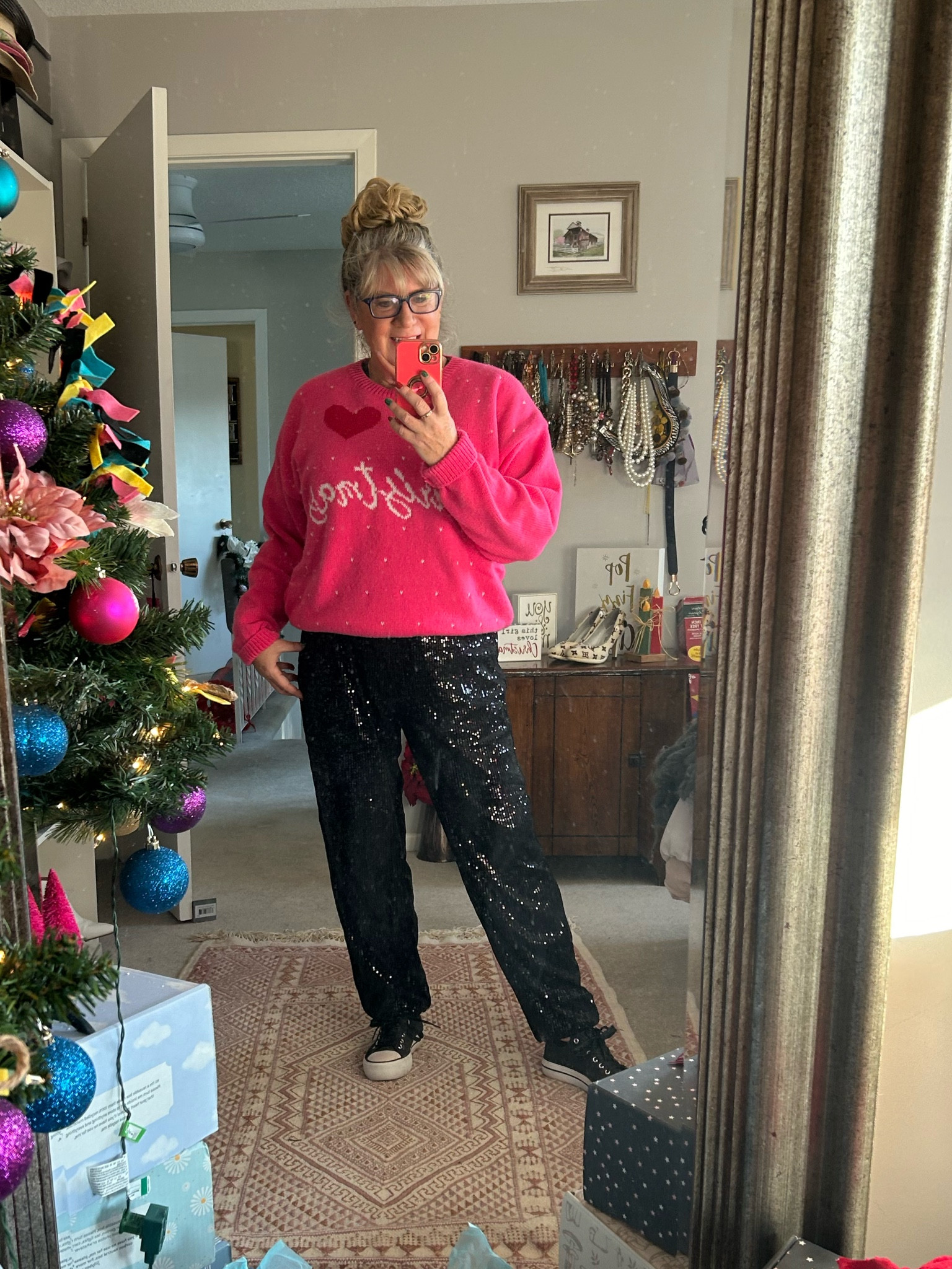 I do love Christmas. Especially in sequins and soft sweaters 

#LTKSeasonal #LTKover40 #LTKmidsize